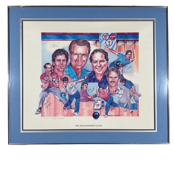 Randall Scott Lindert PBA Millionaires Club Bowling 122/500 RARE SIGNATURES